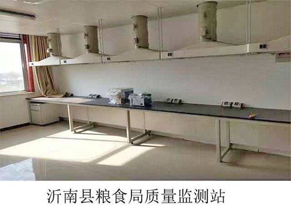 沂南縣糧食質(zhì)量監(jiān)測站實驗臺、通風(fēng)柜、通風(fēng)系統(tǒng)等實驗室家具安裝現(xiàn)場716.jpg